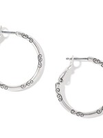 Brighton Small Hoop Charm Earrings Silver