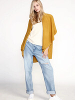 Look BASIC SHAWL VEST (Mustard)
