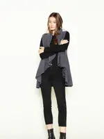 Look BASIC SHAWL VEST (Midnight
