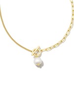 Kendra Scott LEIGHTON PEARL CHAIN NECKLACE
