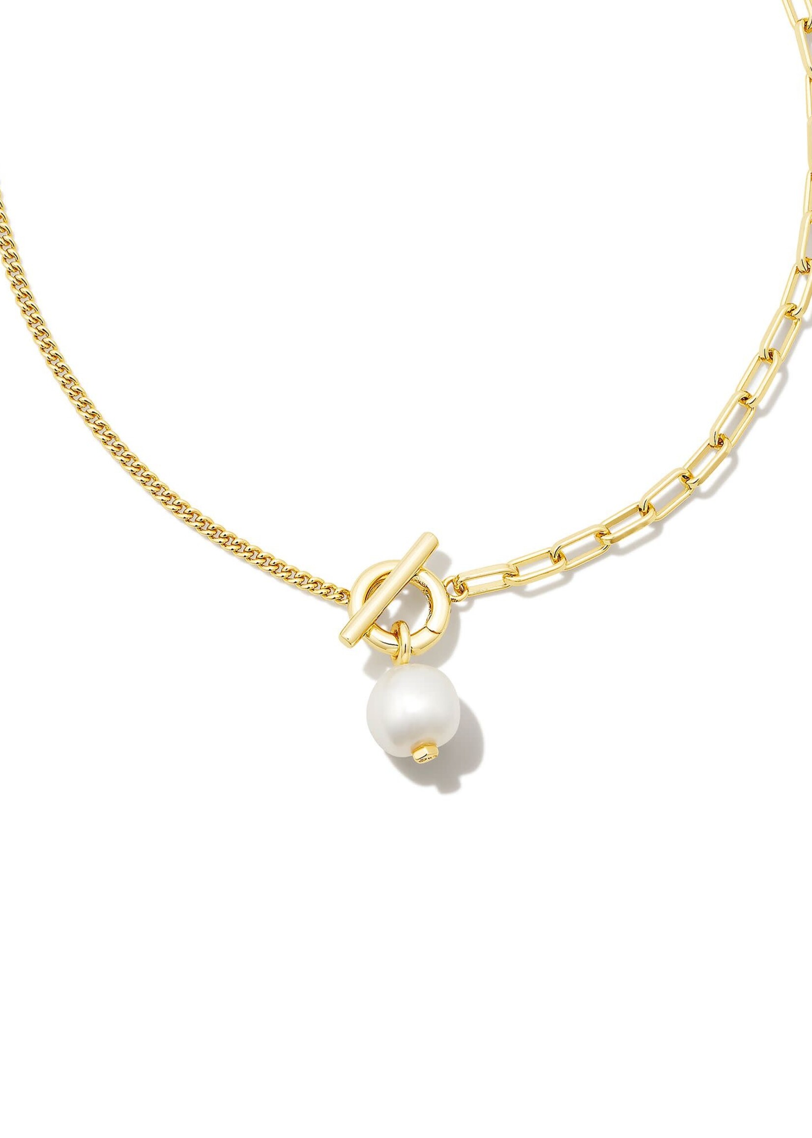 Kendra Scott LEIGHTON PEARL CHAIN NECKLACE