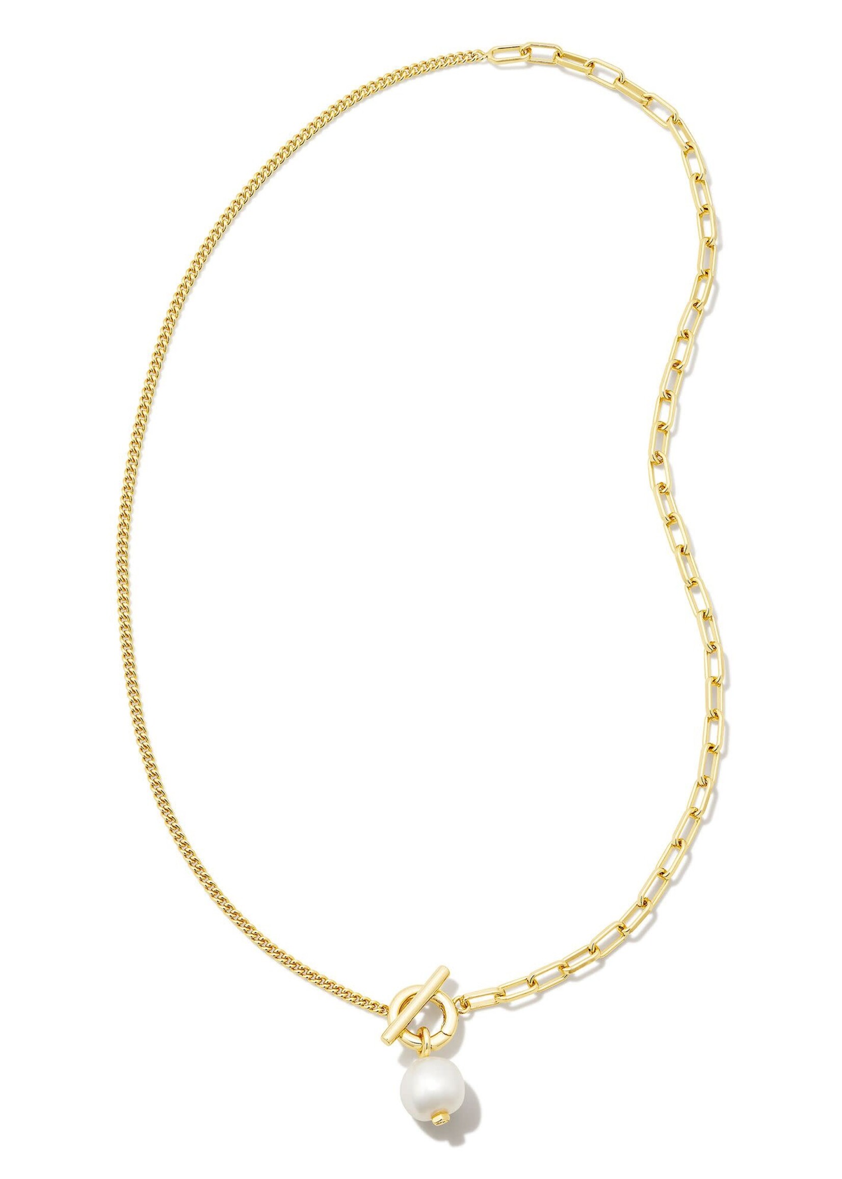 Kendra Scott LEIGHTON PEARL CHAIN NECKLACE