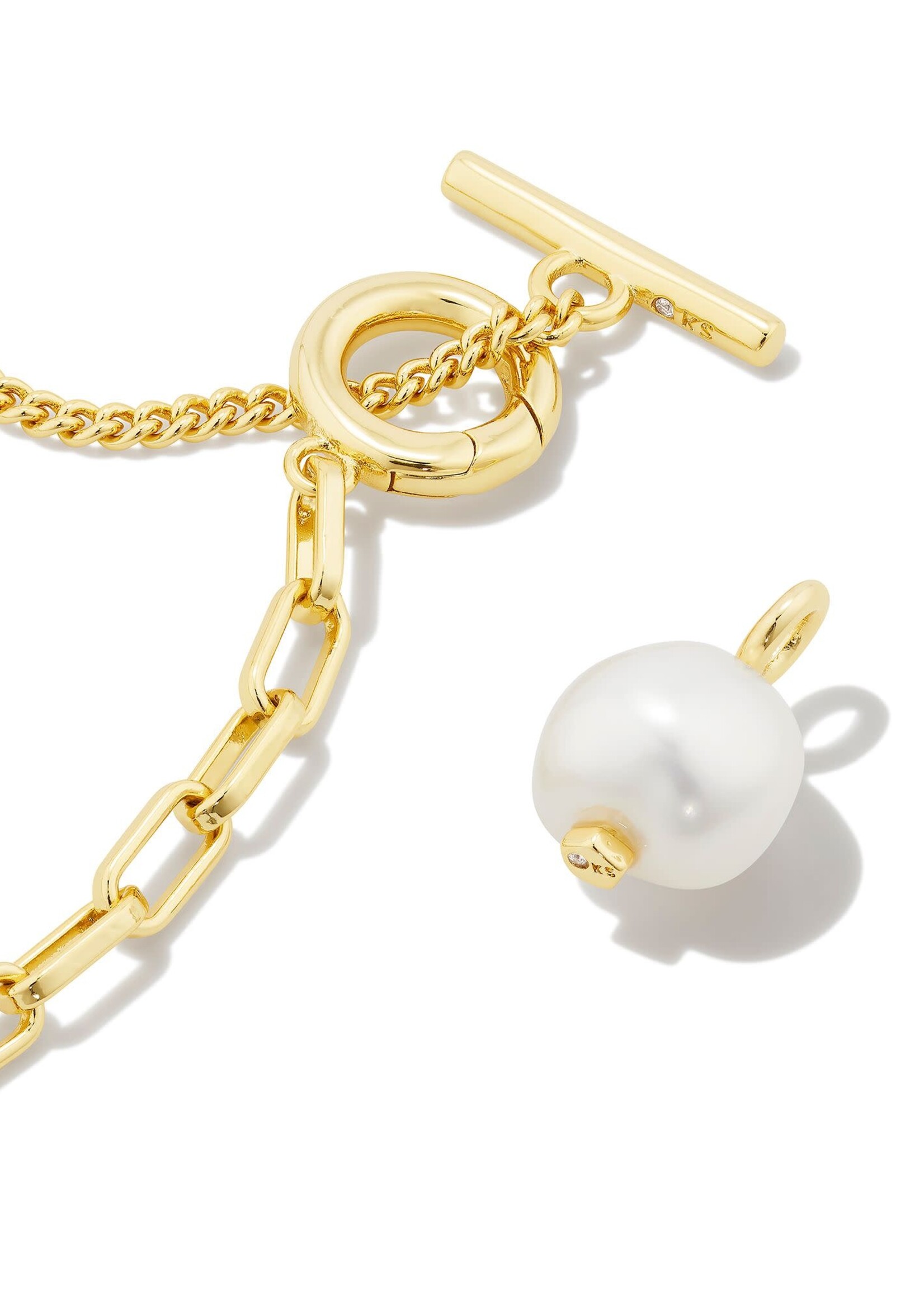 Kendra Scott LEIGHTON PEARL CHAIN NECKLACE