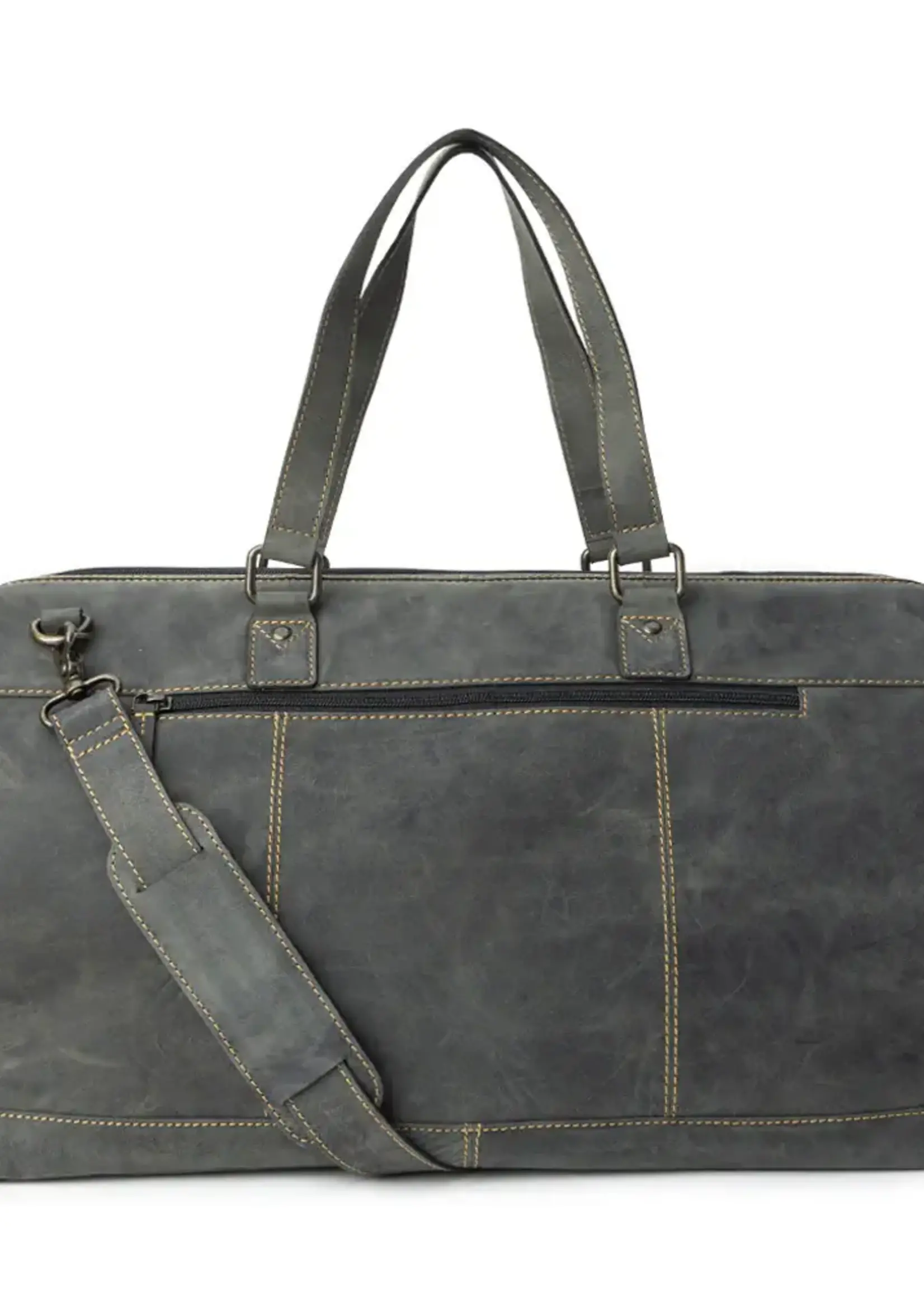 Myra Bag Antelope Mesa Trail Duffel In Black  and White