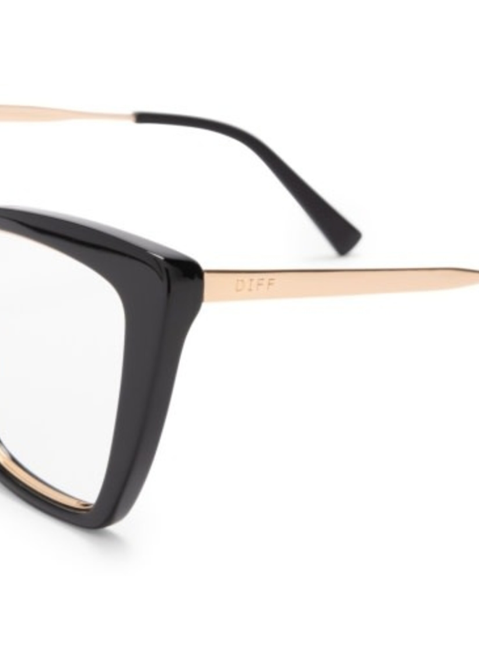 DIFF EYEWEAR / DIME OPTICS becky iv - black + blue light technology