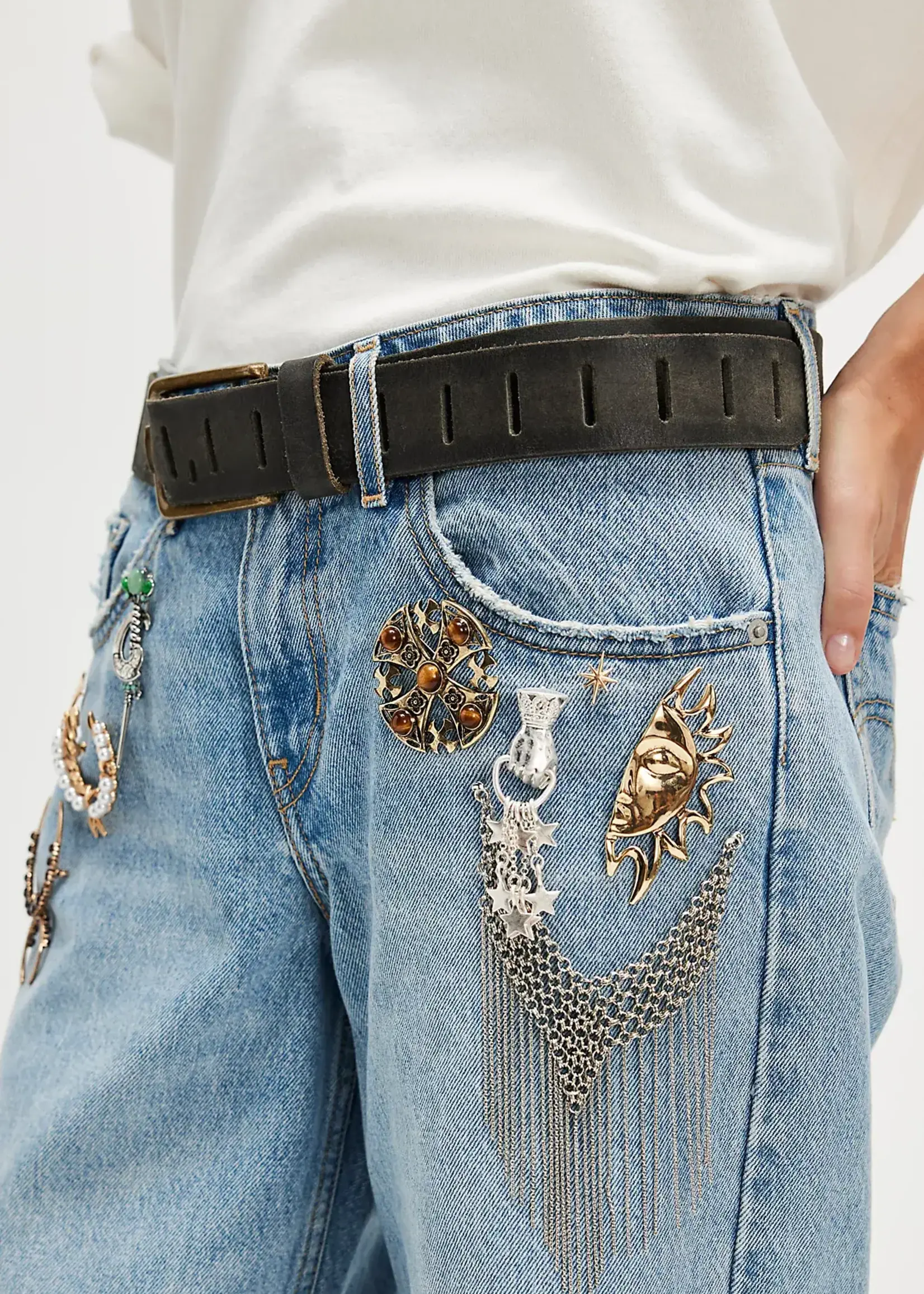 Free People WTF Jona Belt (Black)