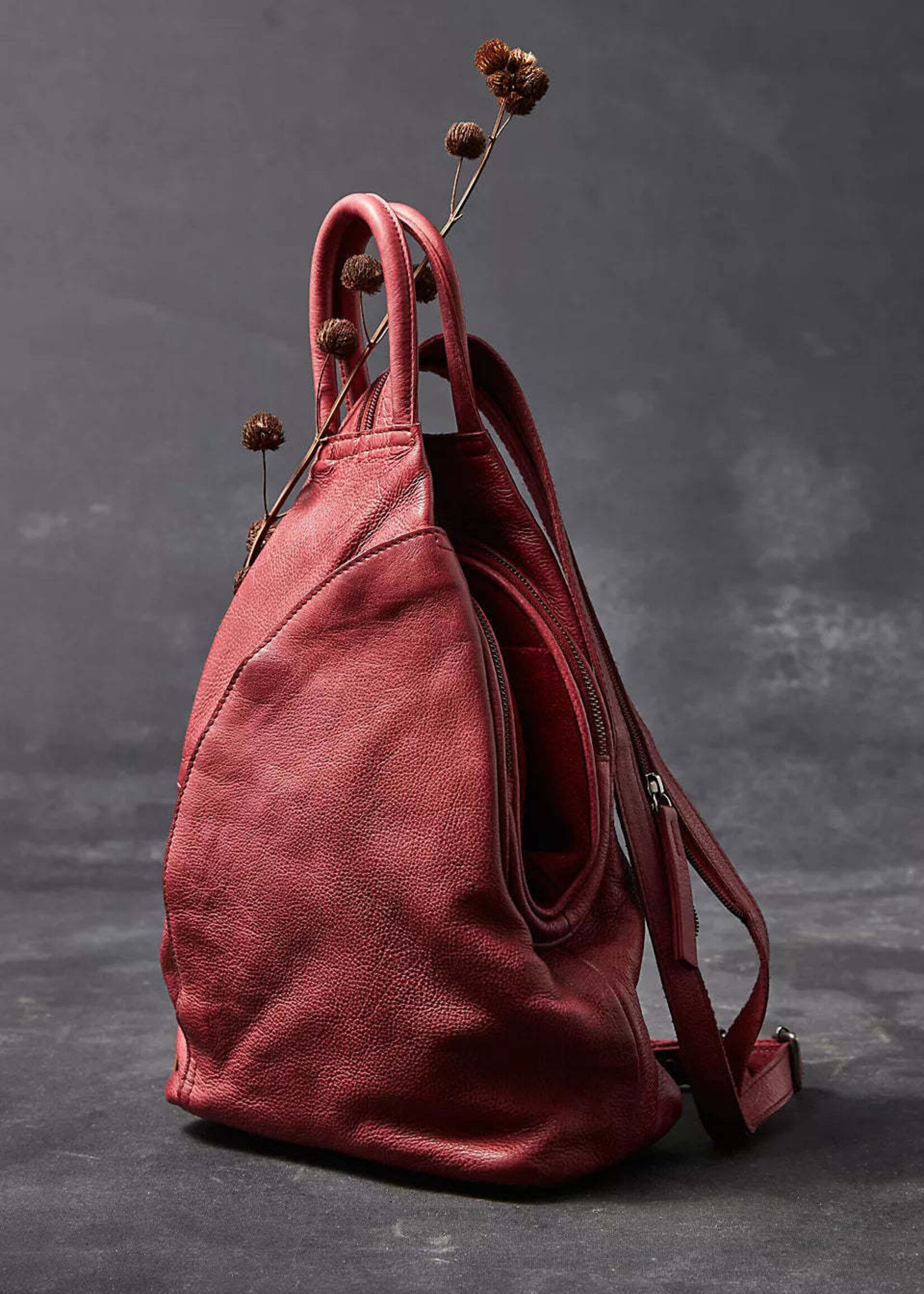 Free People Soho Convertible Sling Bag (Crimson)
