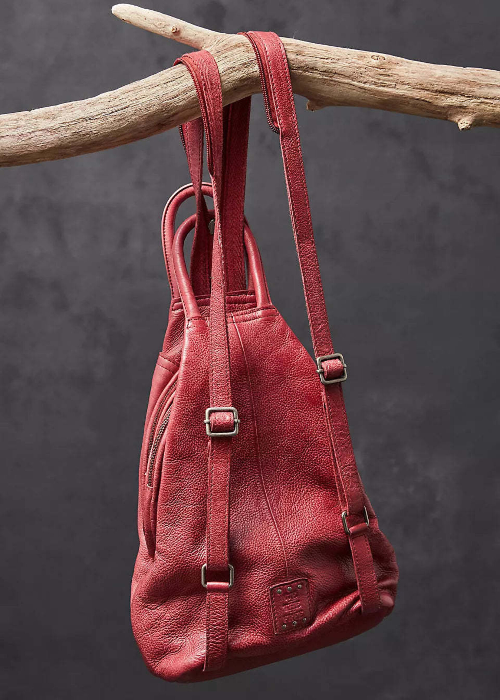 Free People Soho Convertible Sling Bag (Crimson)