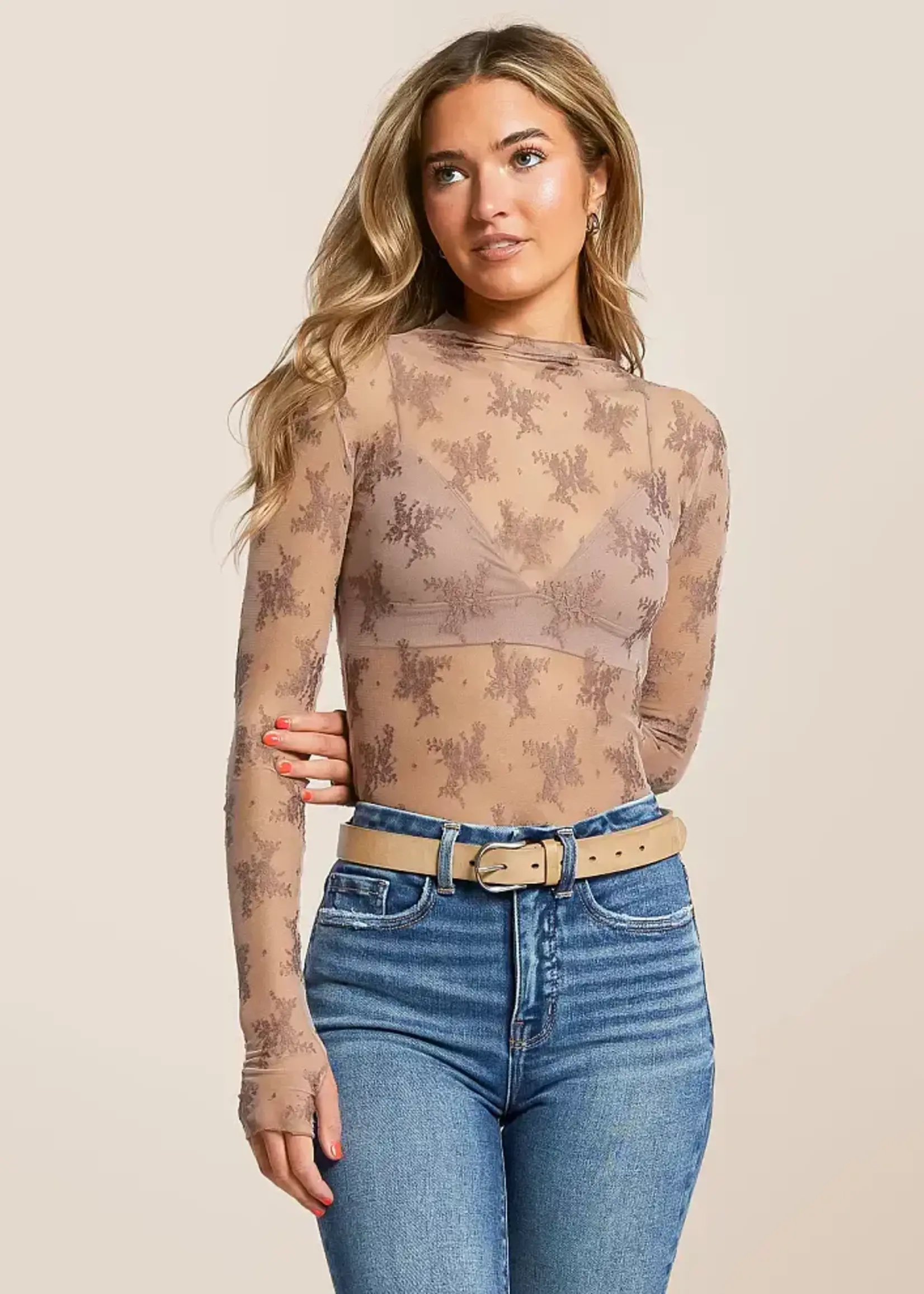 Free People TWO TONE LADY LUX  (Fawn Combo)