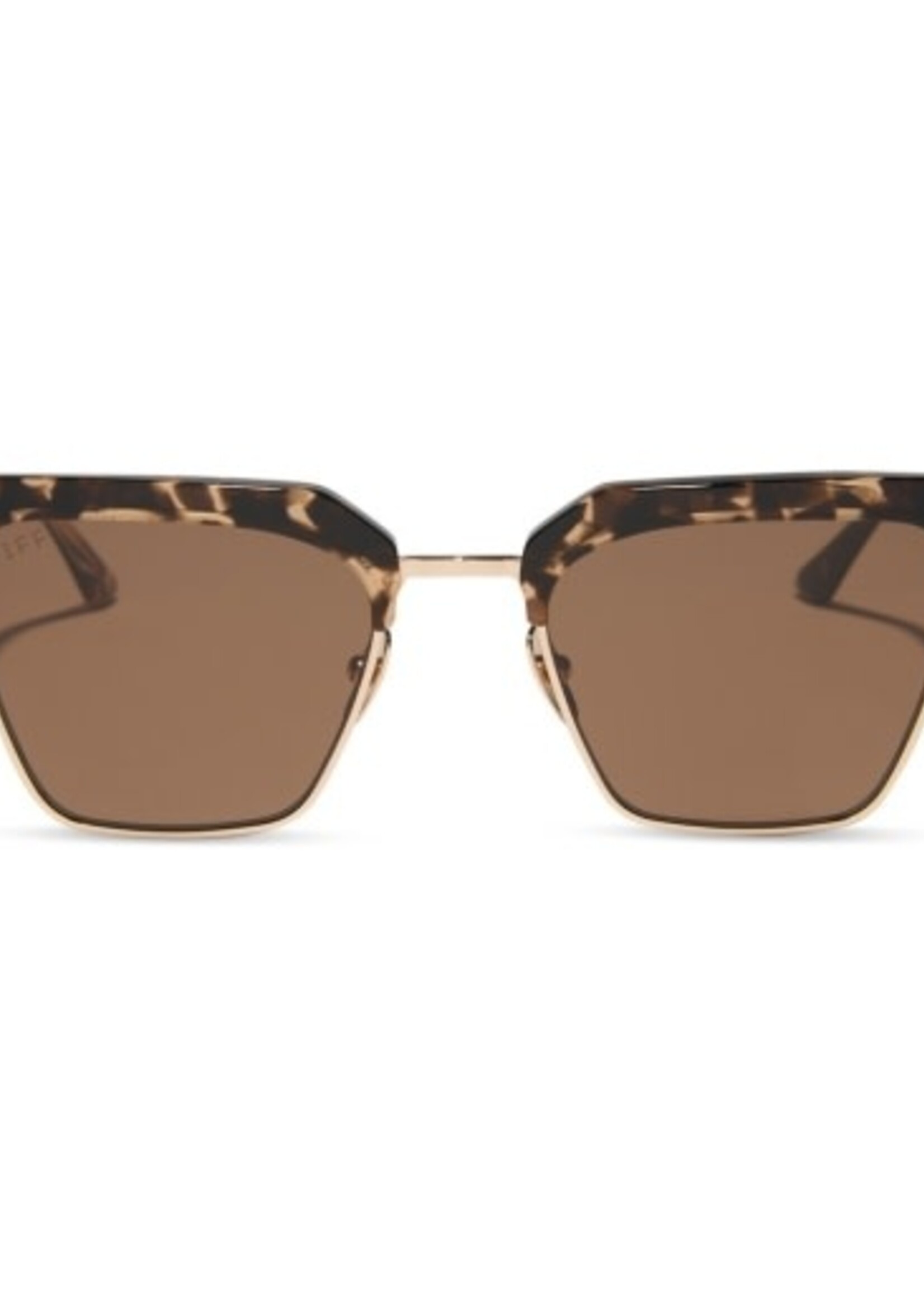DIFF EYEWEAR / DIME OPTICS capri espresso tortoise + brown