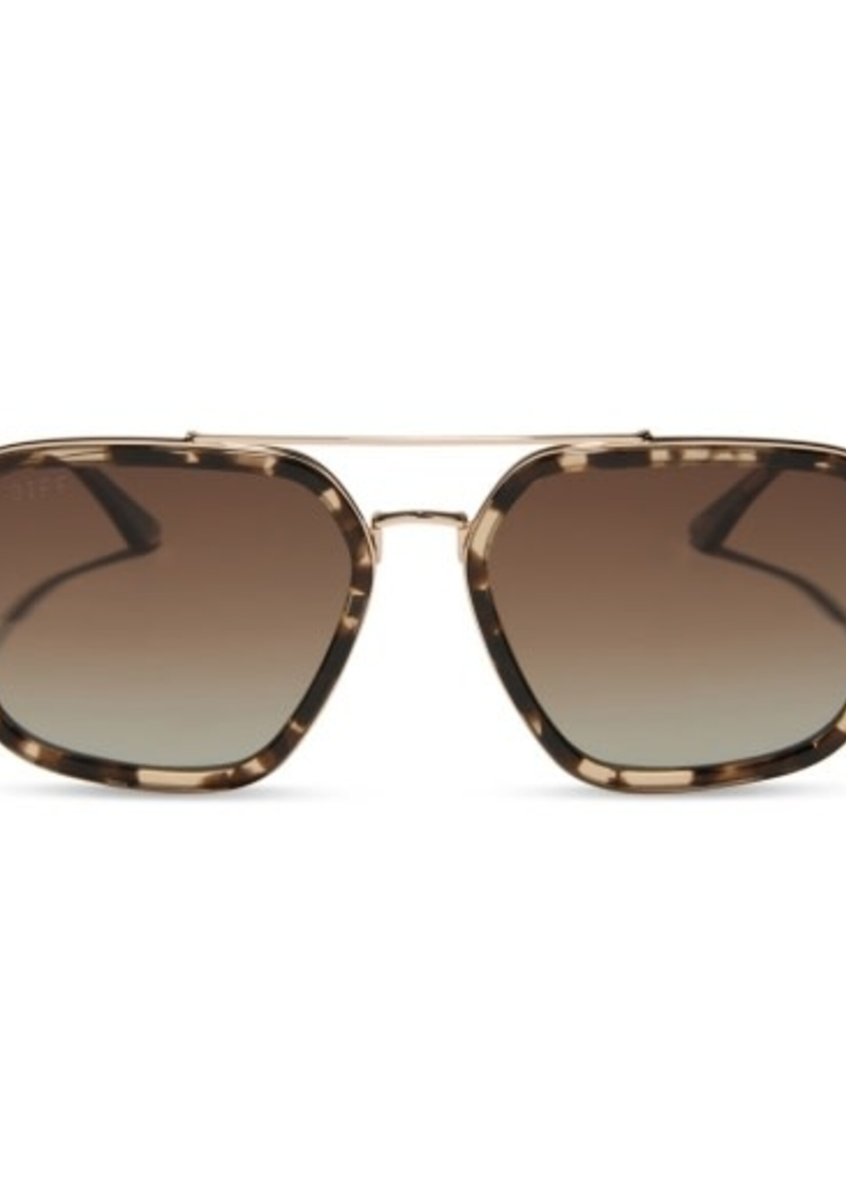 DIFF EYEWEAR / DIME OPTICS jordan espresso tort + brown gradient polarized