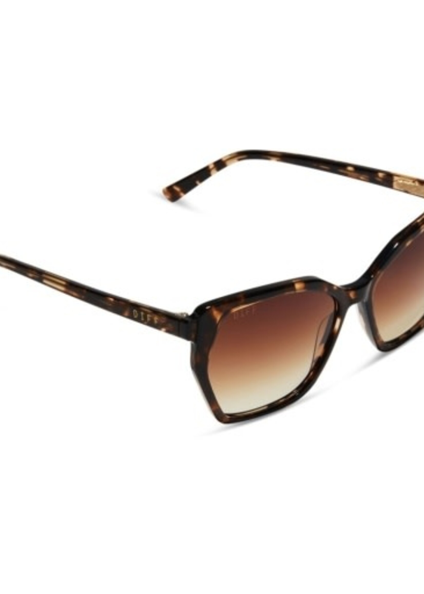 DIFF EYEWEAR / DIME OPTICS vera - espresso tort + brown gradient polarized