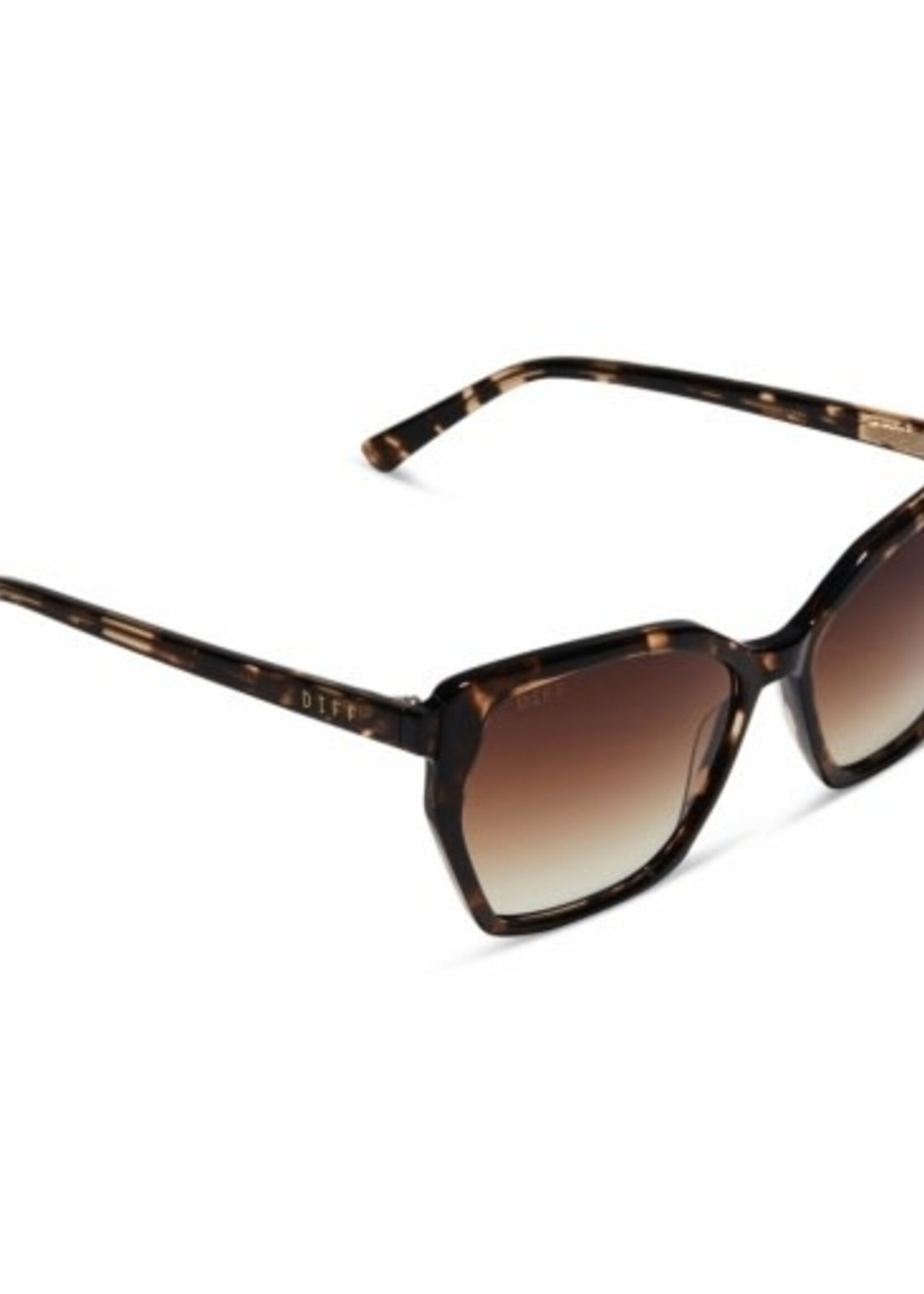 DIFF EYEWEAR / DIME OPTICS vera - espresso tort + brown gradient polarized