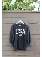 Oat Collective USA Sweatshirt (Vintage Black)