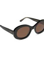 DIFF EYEWEAR / DIME OPTICS lainey black + brown polarized