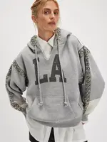 Free People Midnight Sparkle Hoodie (Heather Grey)