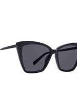 DIFF EYEWEAR / DIME OPTICS becky ii - black + dark smoke polarized