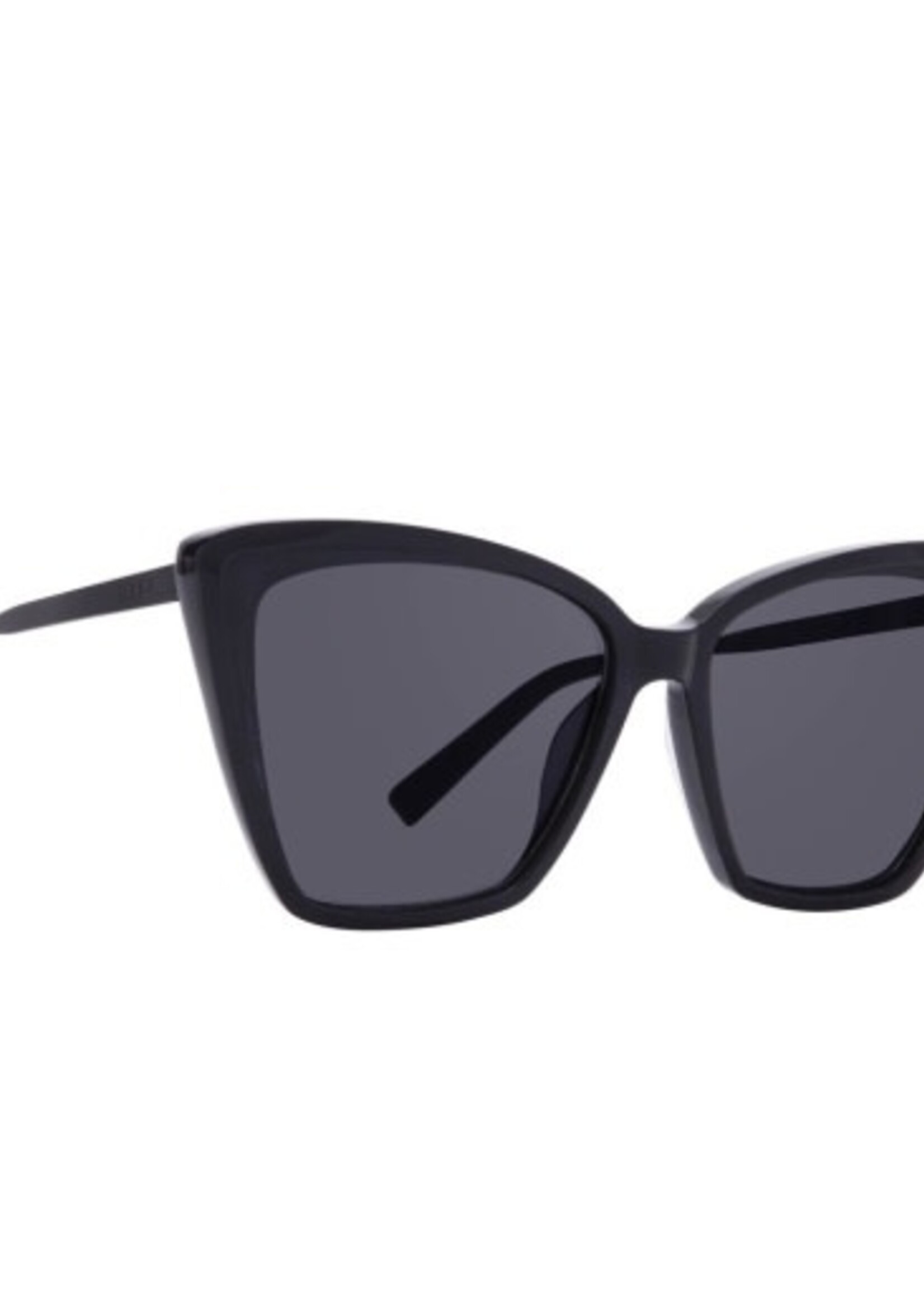 DIFF EYEWEAR / DIME OPTICS becky ii - black + dark smoke polarized
