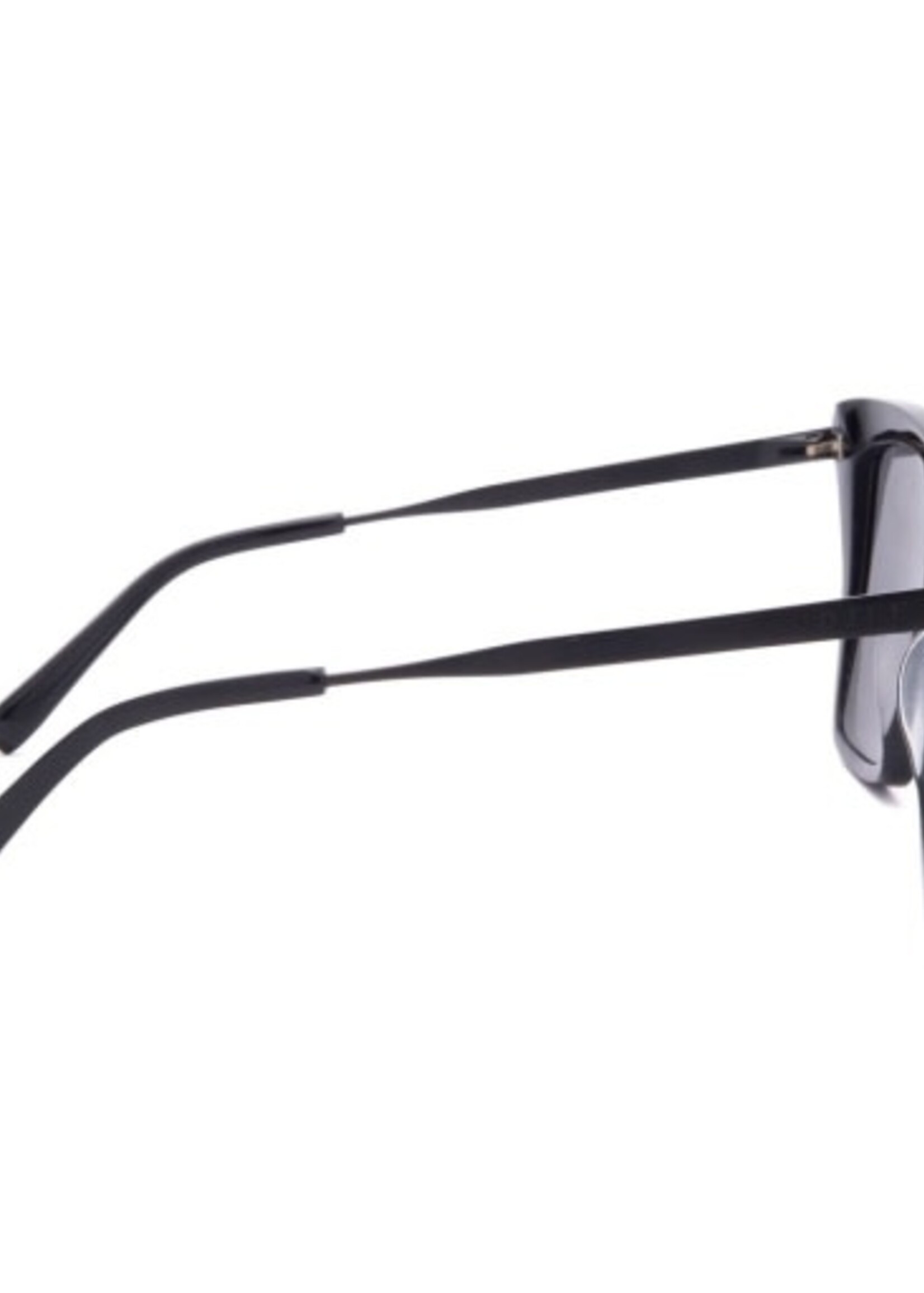 DIFF EYEWEAR / DIME OPTICS becky ii - black + dark smoke polarized