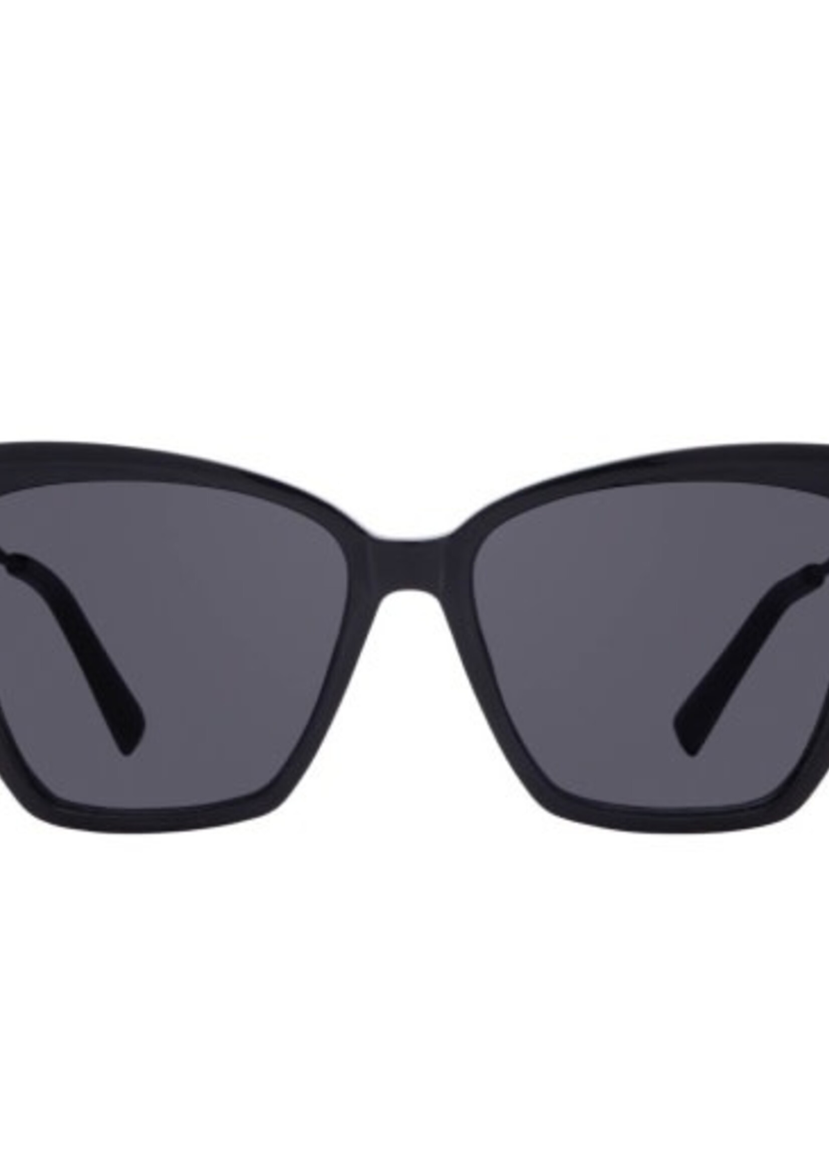 DIFF EYEWEAR / DIME OPTICS becky ii - black + dark smoke polarized