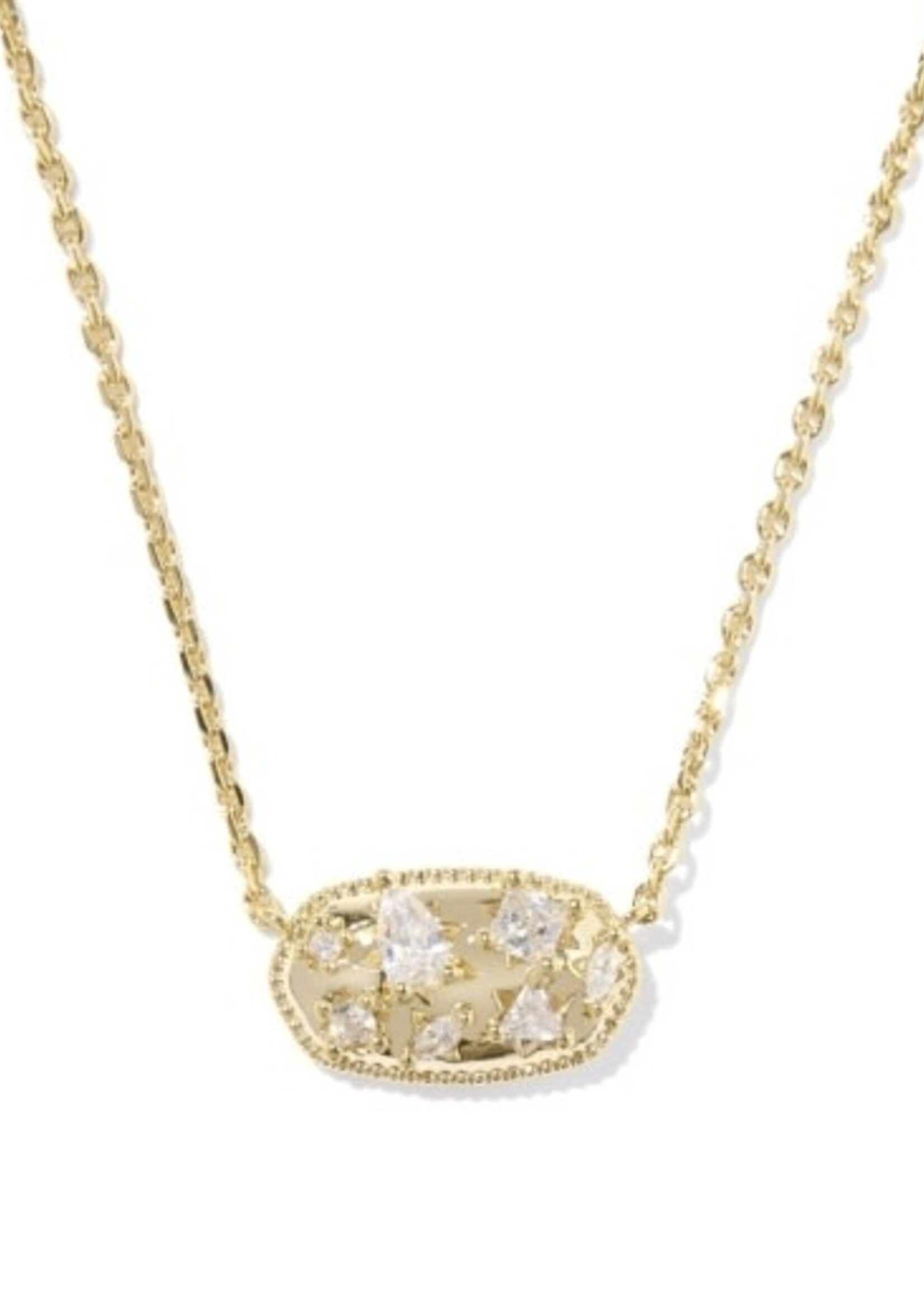 Kendra Scott HOLLAND CRYSTAL SHORT PENDANT NECKLACE