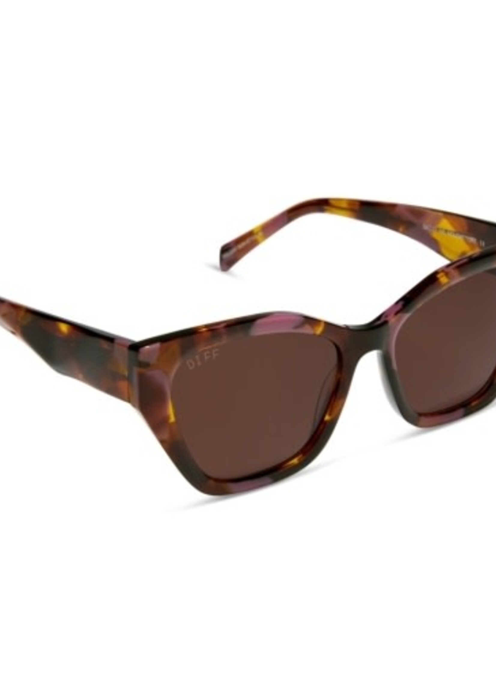 DIFF EYEWEAR / DIME OPTICS Evie torino tortoise + brown