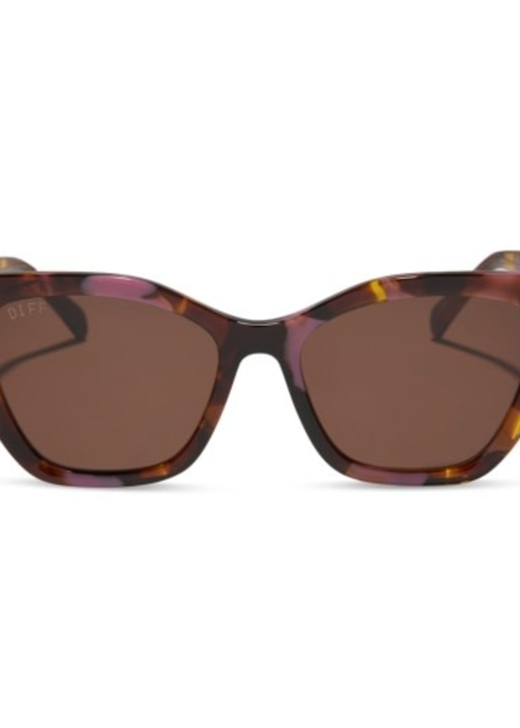 DIFF EYEWEAR / DIME OPTICS Evie torino tortoise + brown