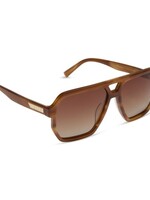 DIFF EYEWEAR / DIME OPTICS Cameron tawny tortoise + brown grad polarized