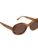 DIFF EYEWEAR / DIME OPTICS Lainey tawny tortoise + brown