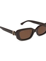 DIFF EYEWEAR / DIME OPTICS Daphne truffle + truffle polarized