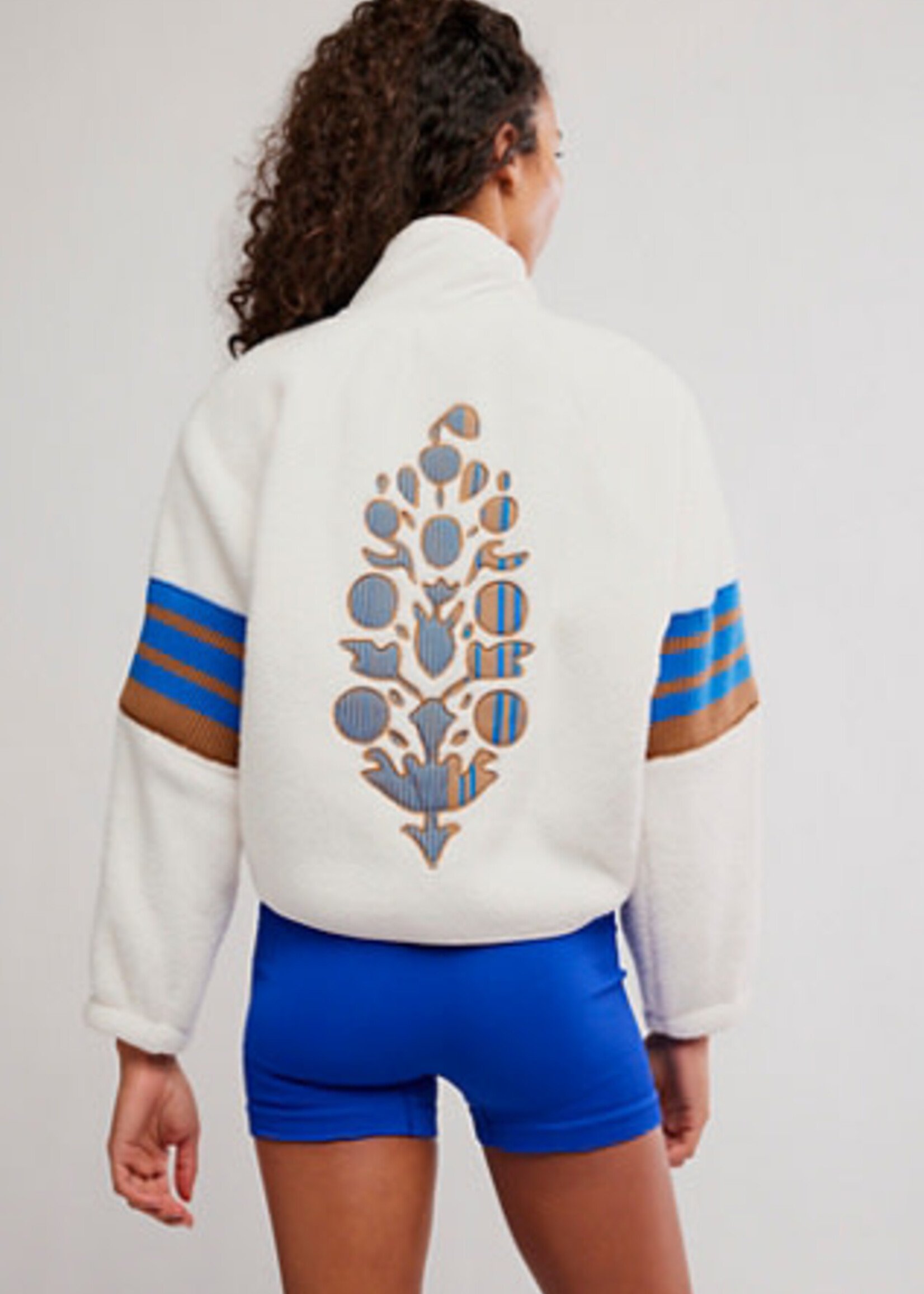 Free People Mountain High Sporty Logo (Ivory Combo)