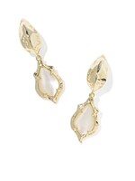 Kendra Scott ADRIANA SCALLOP FRAME HUGGIE EARRINGS