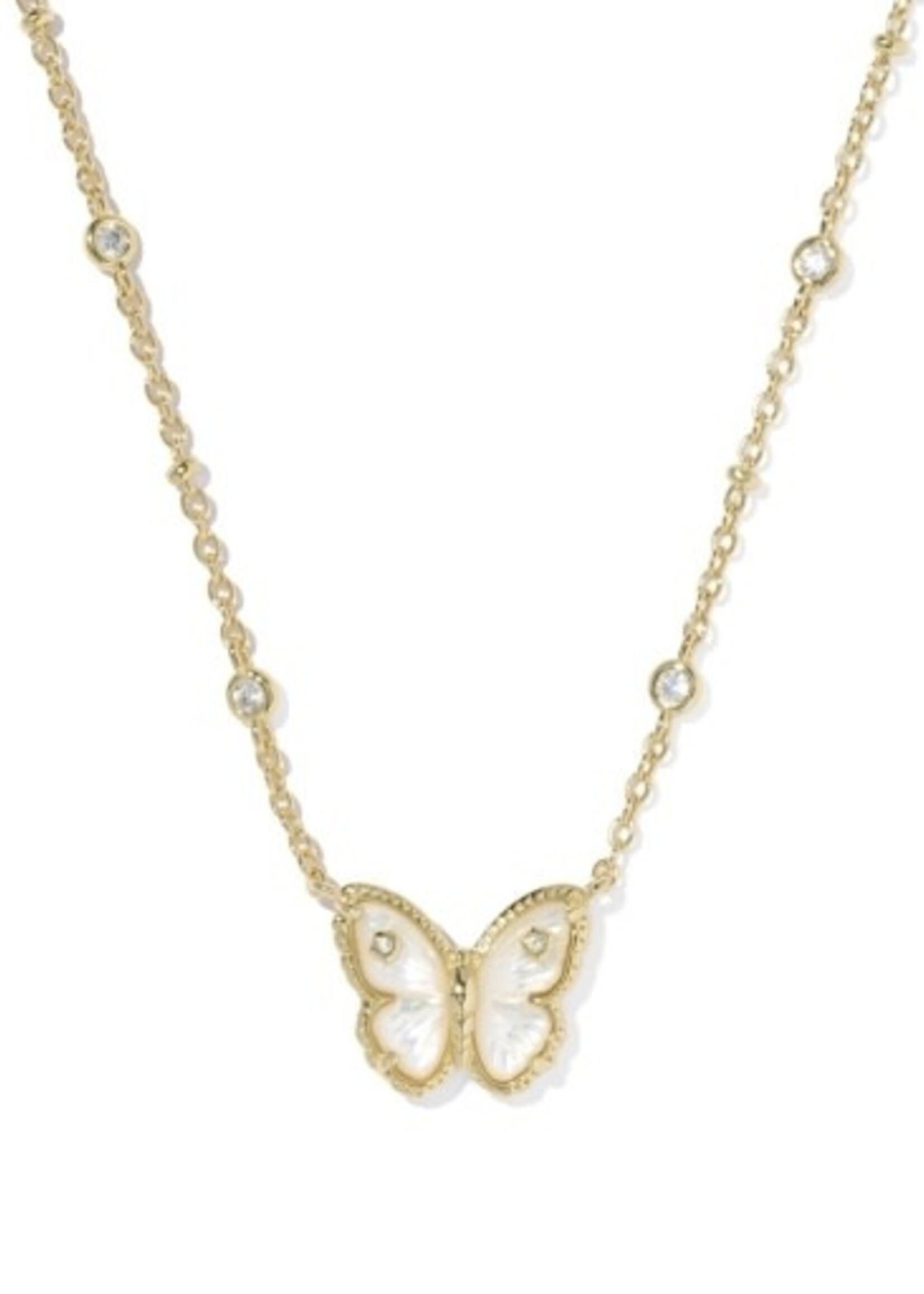 Kendra Scott CAILEY BUTTERFLY SHORT PENDANT NECKLACE