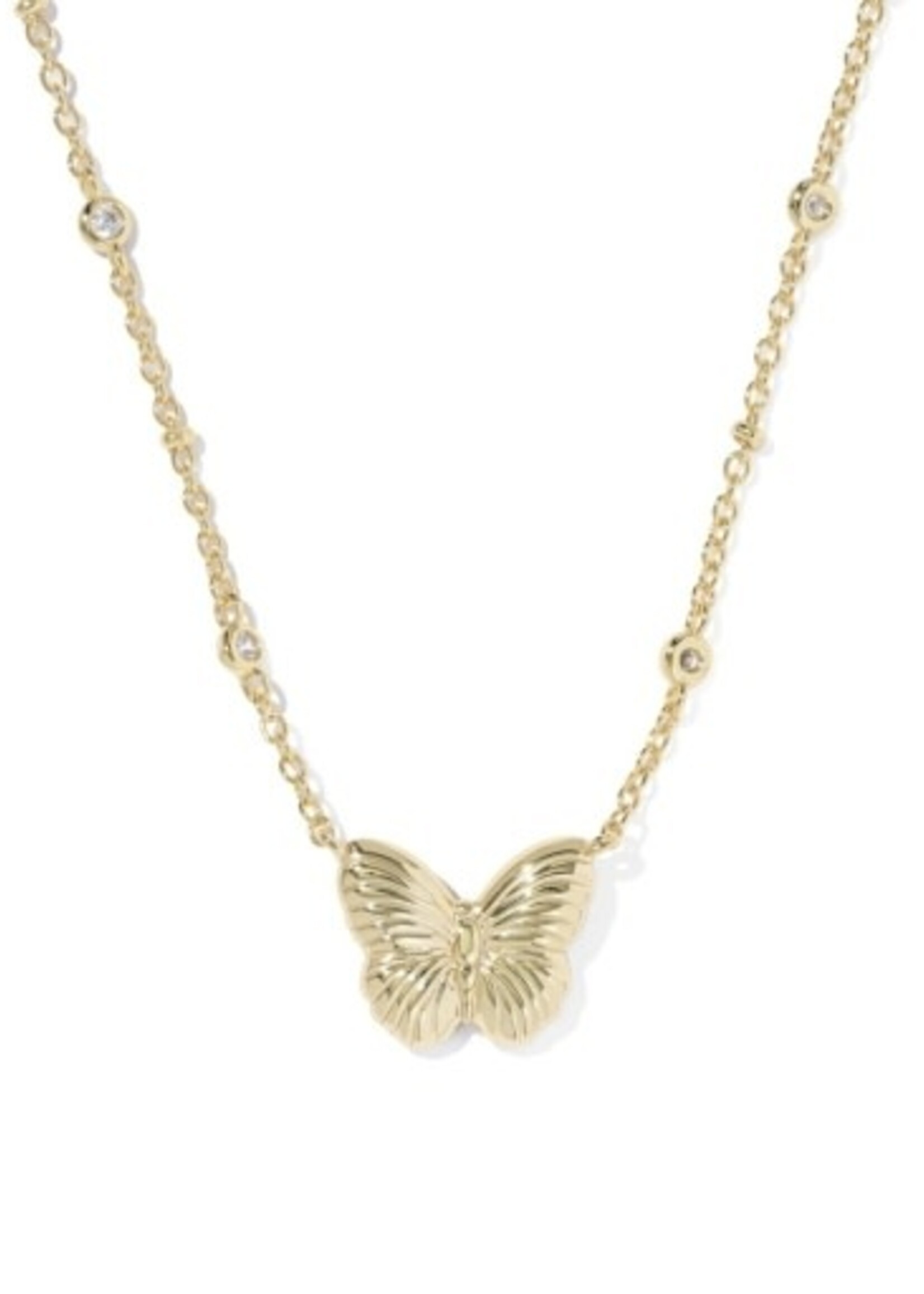 Kendra Scott CAILEY BUTTERFLY SHORT PENDANT NECKLACE