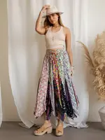 UYT Imports Bohemian Maxi Skirt (Natural)