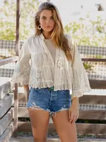 UYT Imports Lace Shrug (Natural)