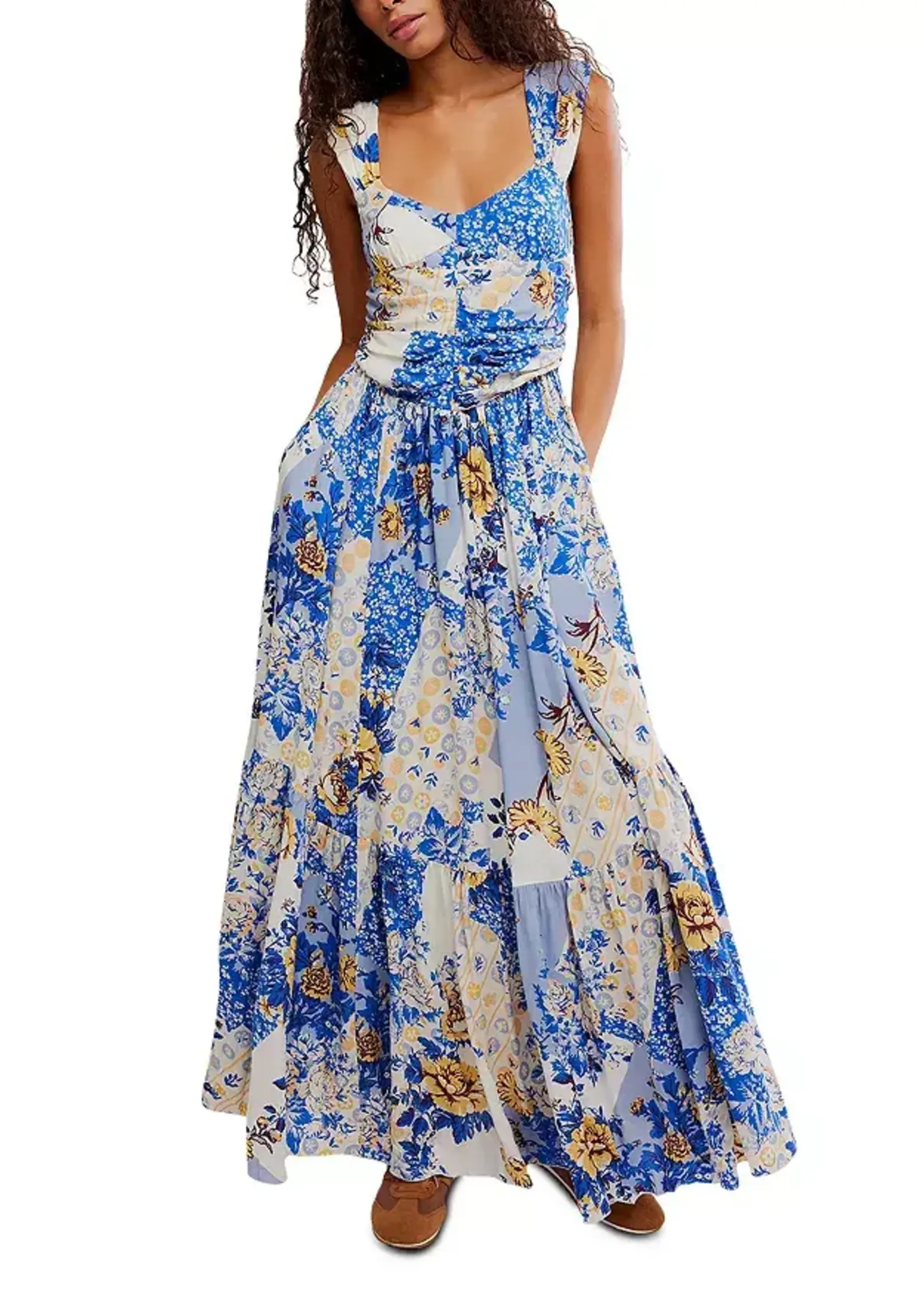 Free People Sasha Maxi (Porcelain Combo)