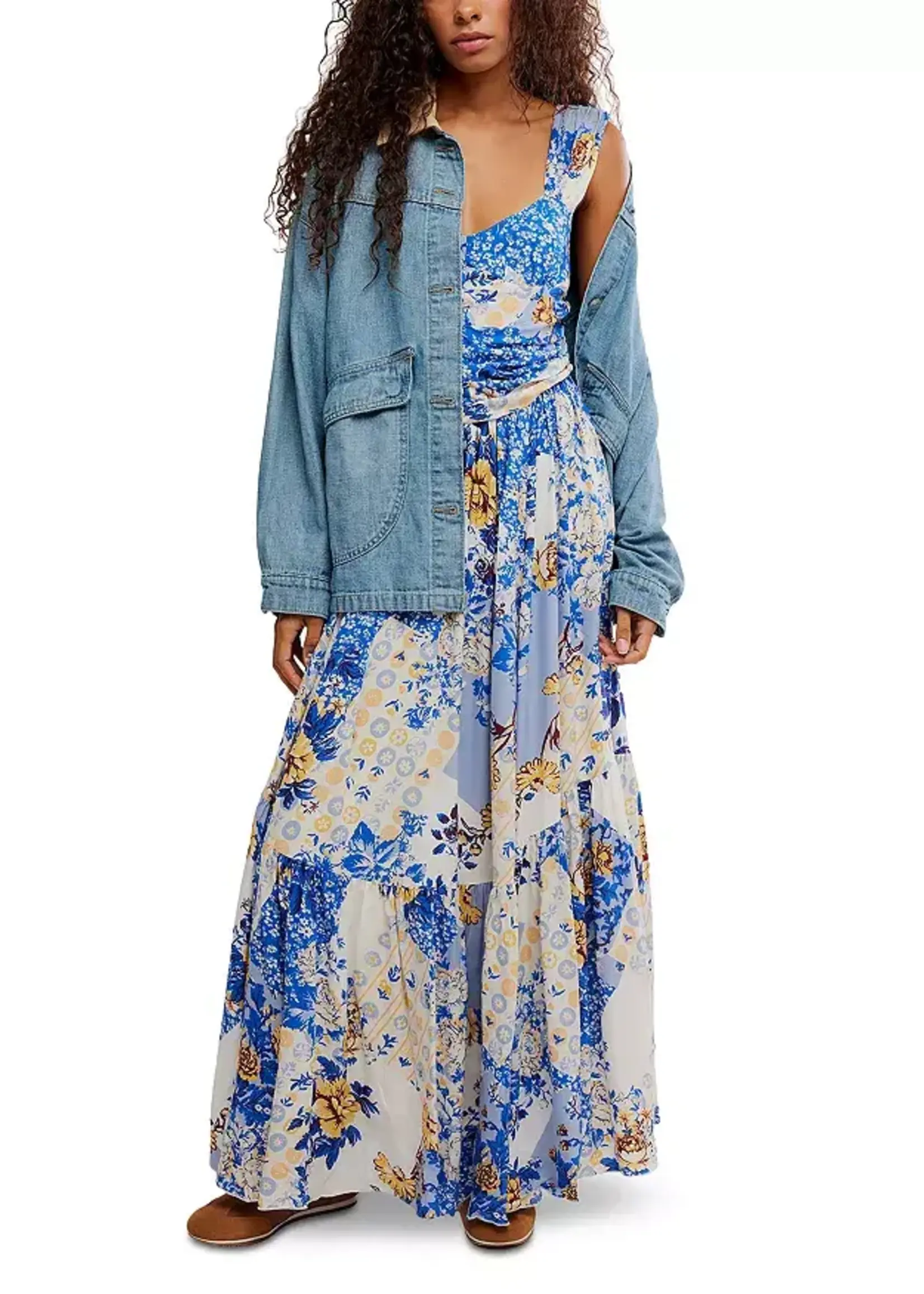 Free People Sasha Maxi (Porcelain Combo)