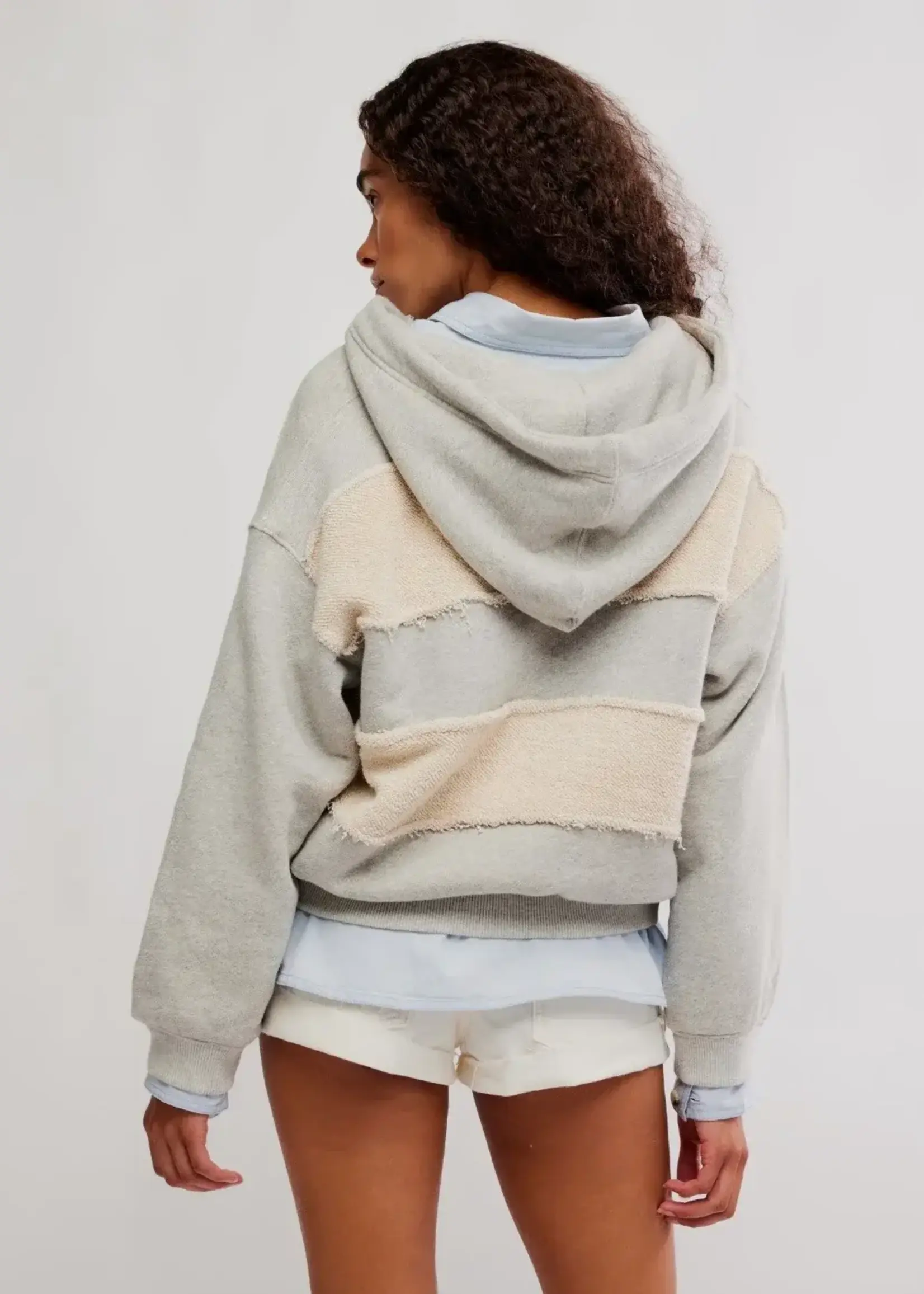 Free People Camp Crush Hoodie (Heather Grey)