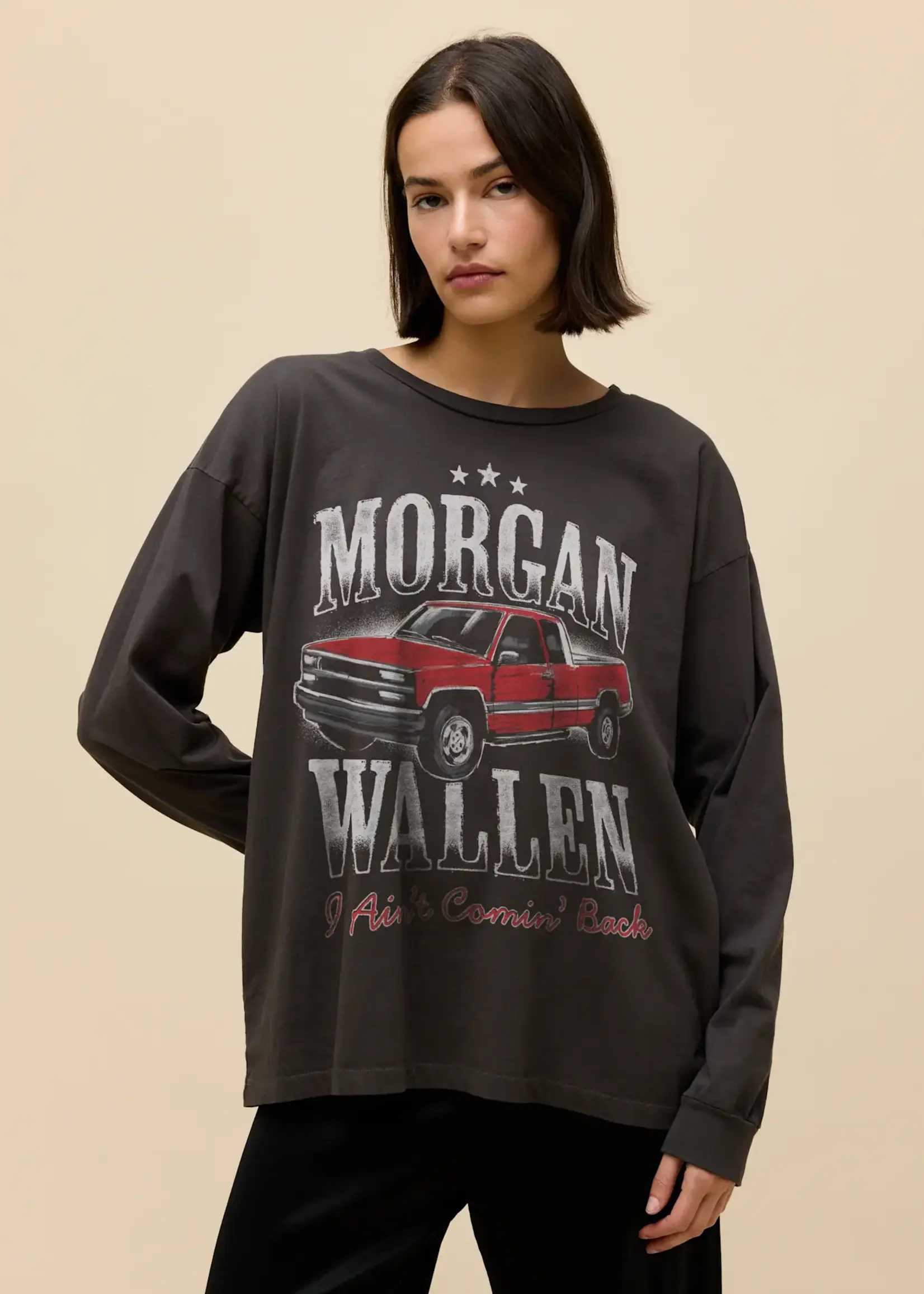 Daydreamer Morgan Wallen Ain't Coming Back (Washed Black)