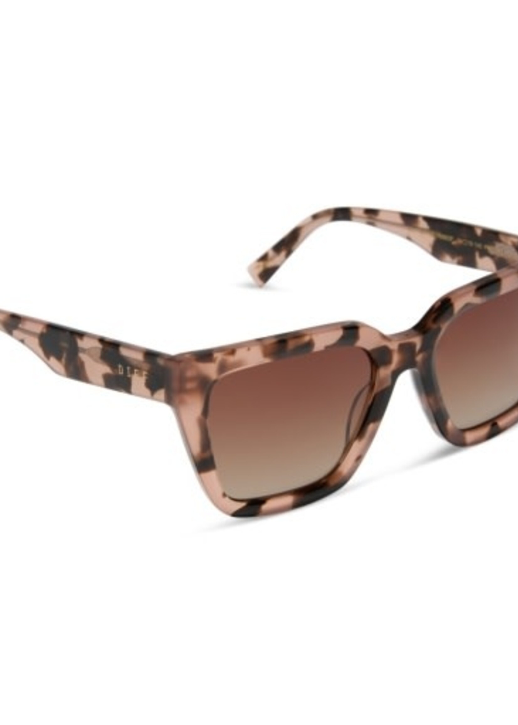 DIFF EYEWEAR / DIME OPTICS amara himalyan tortoise + brown grad polar