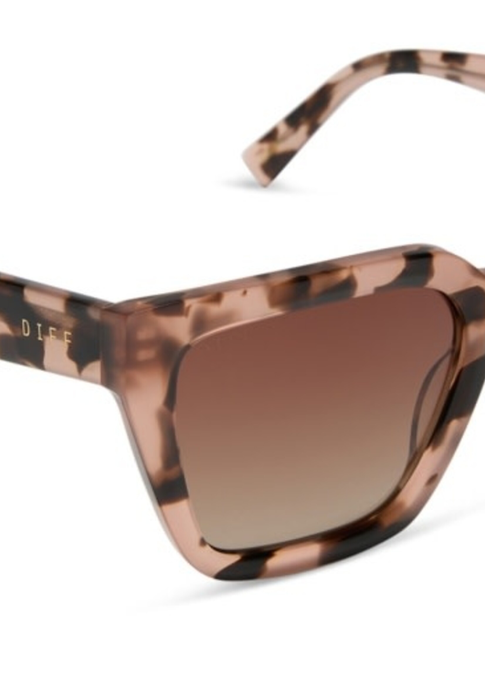 DIFF EYEWEAR / DIME OPTICS amara himalyan tortoise + brown grad polar