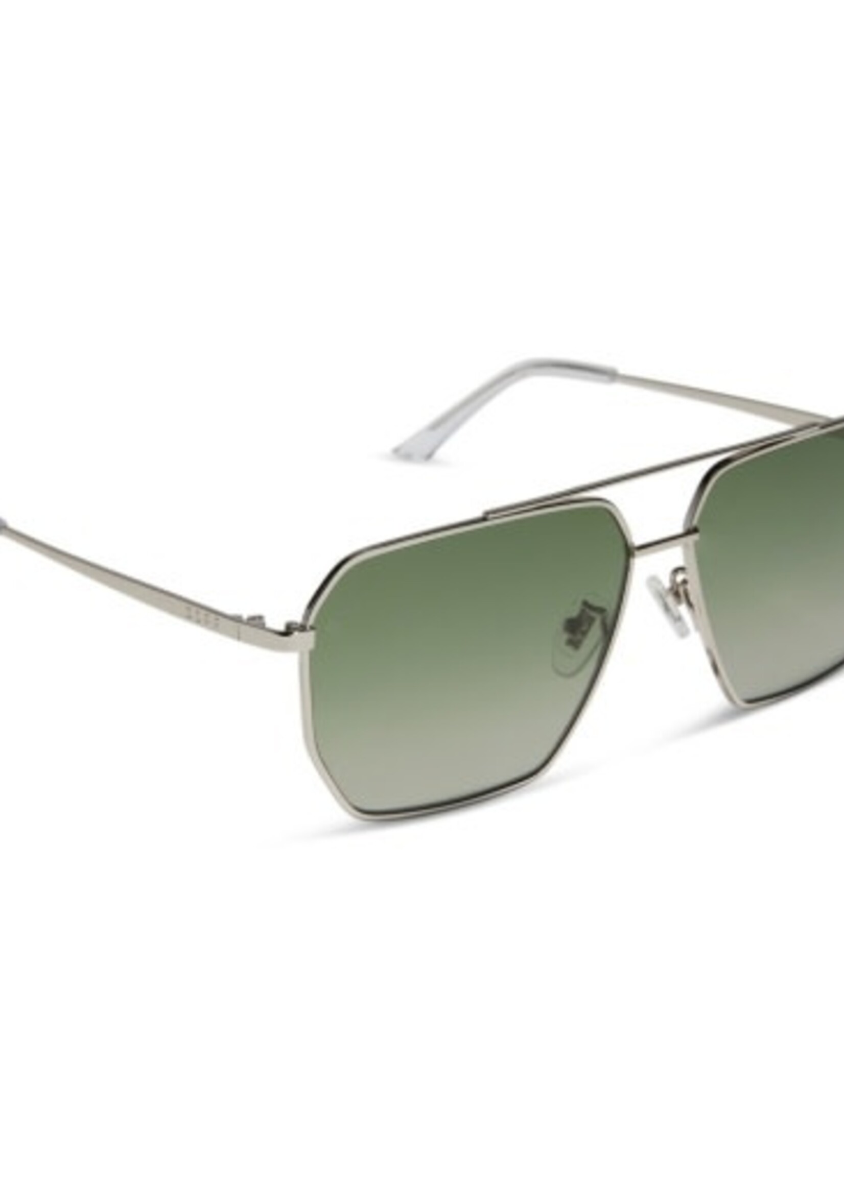 DIFF EYEWEAR / DIME OPTICS berkely silver + cool matcha gradient