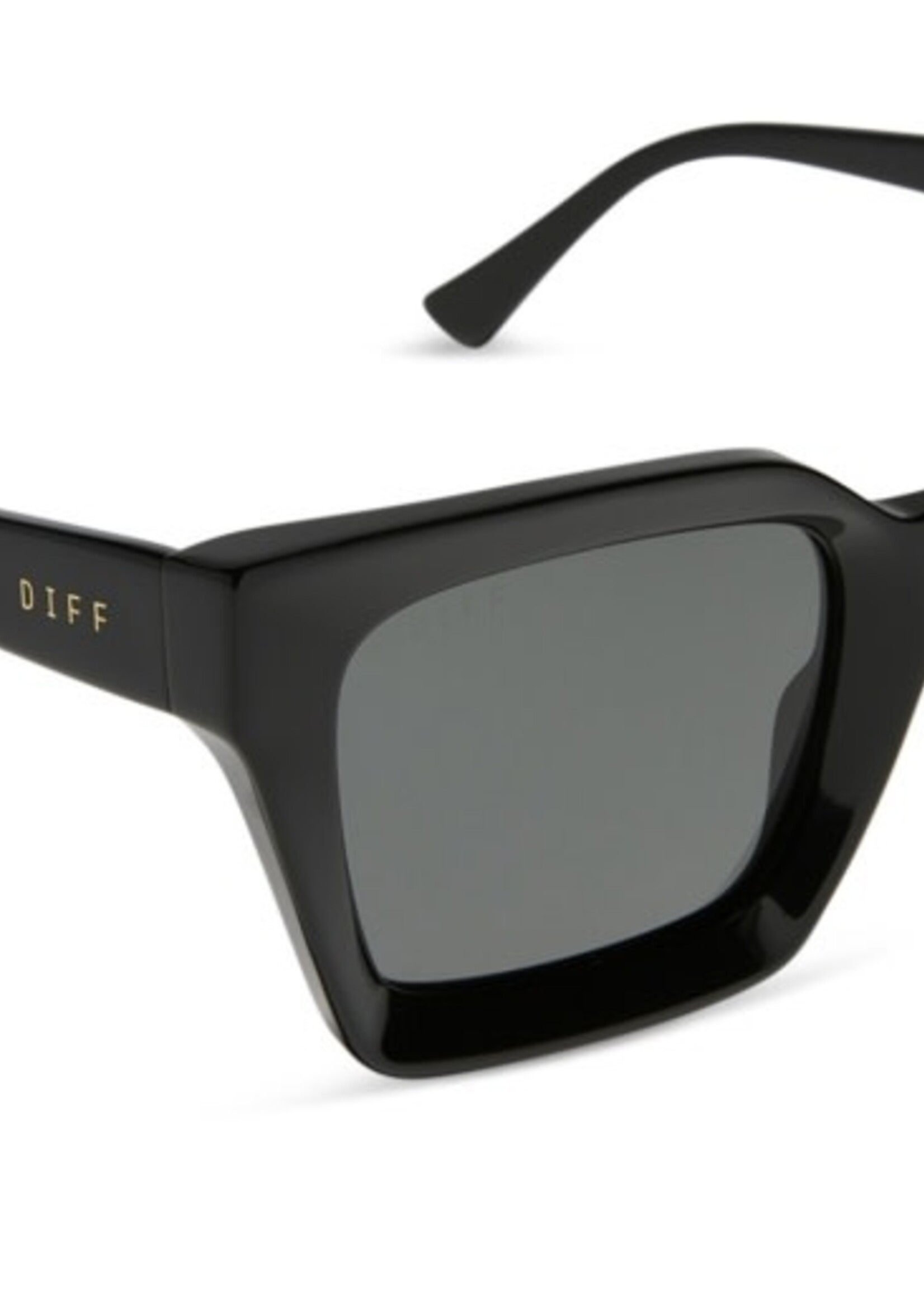 DIFF EYEWEAR / DIME OPTICS greer black + grey polarized
