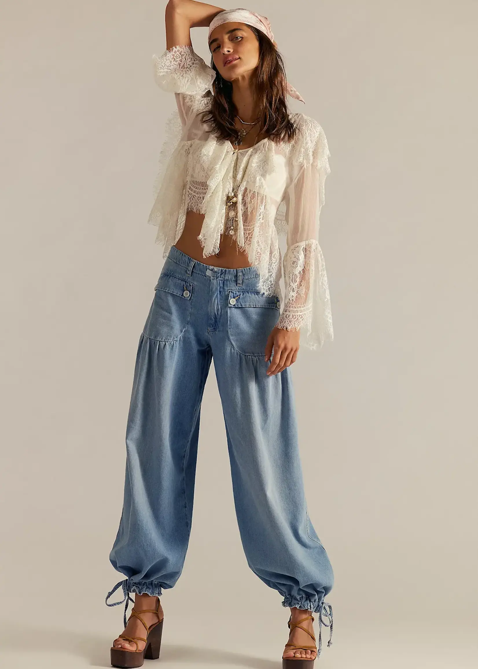 Free People LOTUS JEAN / BIJOU BLUE