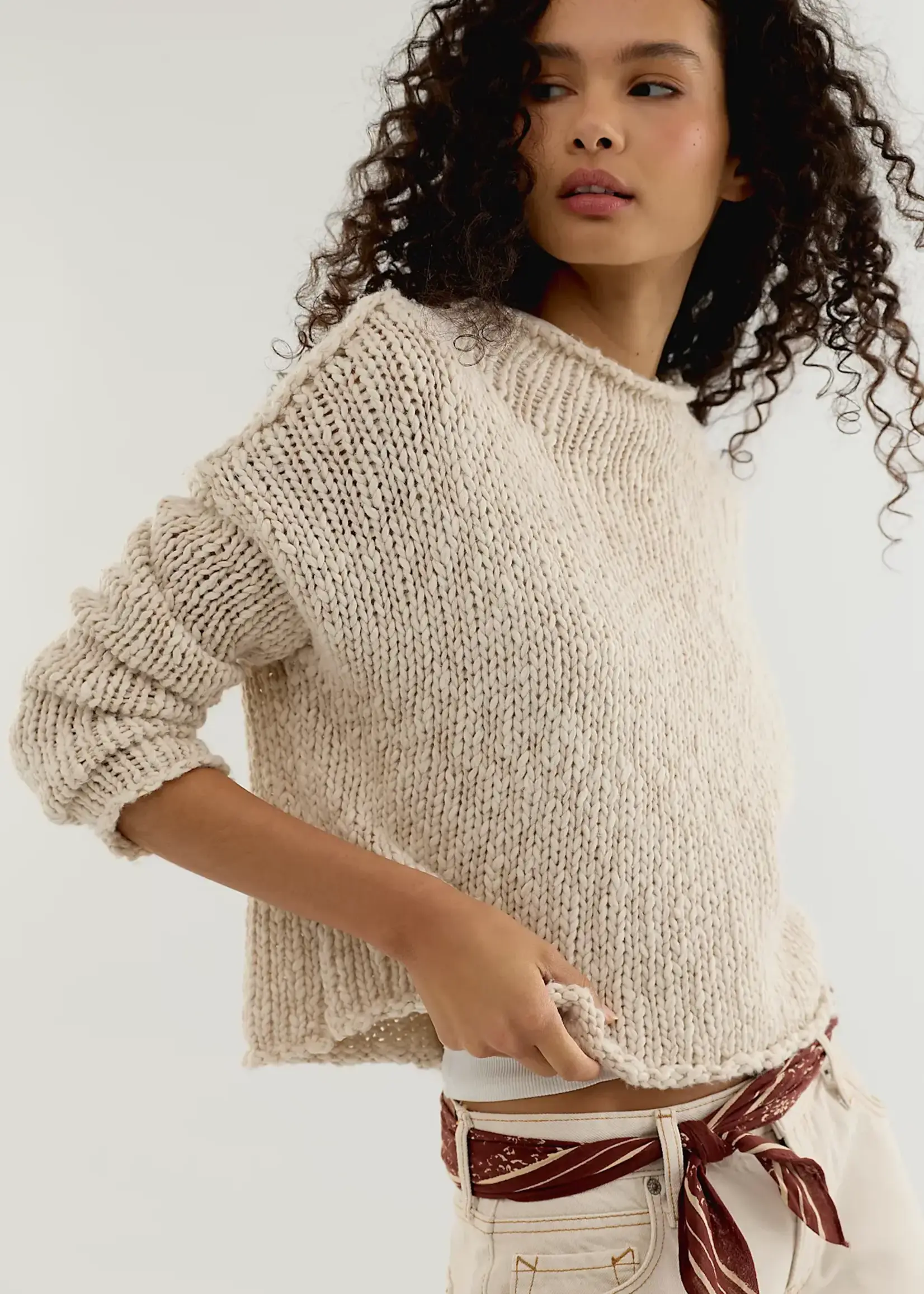 Free People OPAL SWEATER / TEA