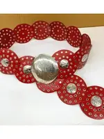 DAIRI IMPORTS Belt (Red) One Size