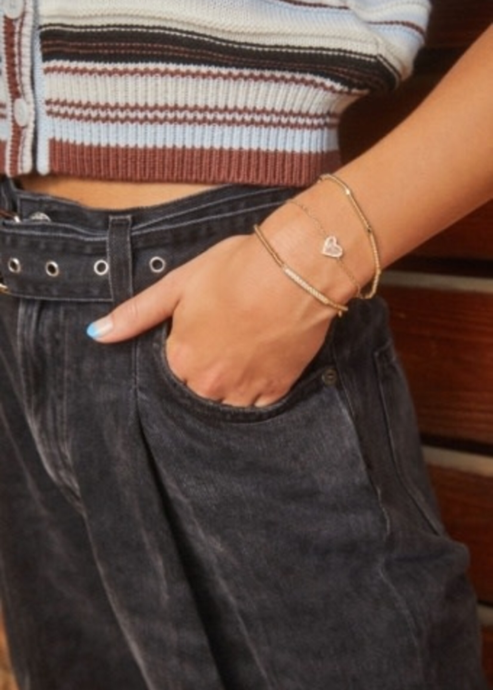 Kendra Scott ARI HEART DELICATE CHAIN BRACELET