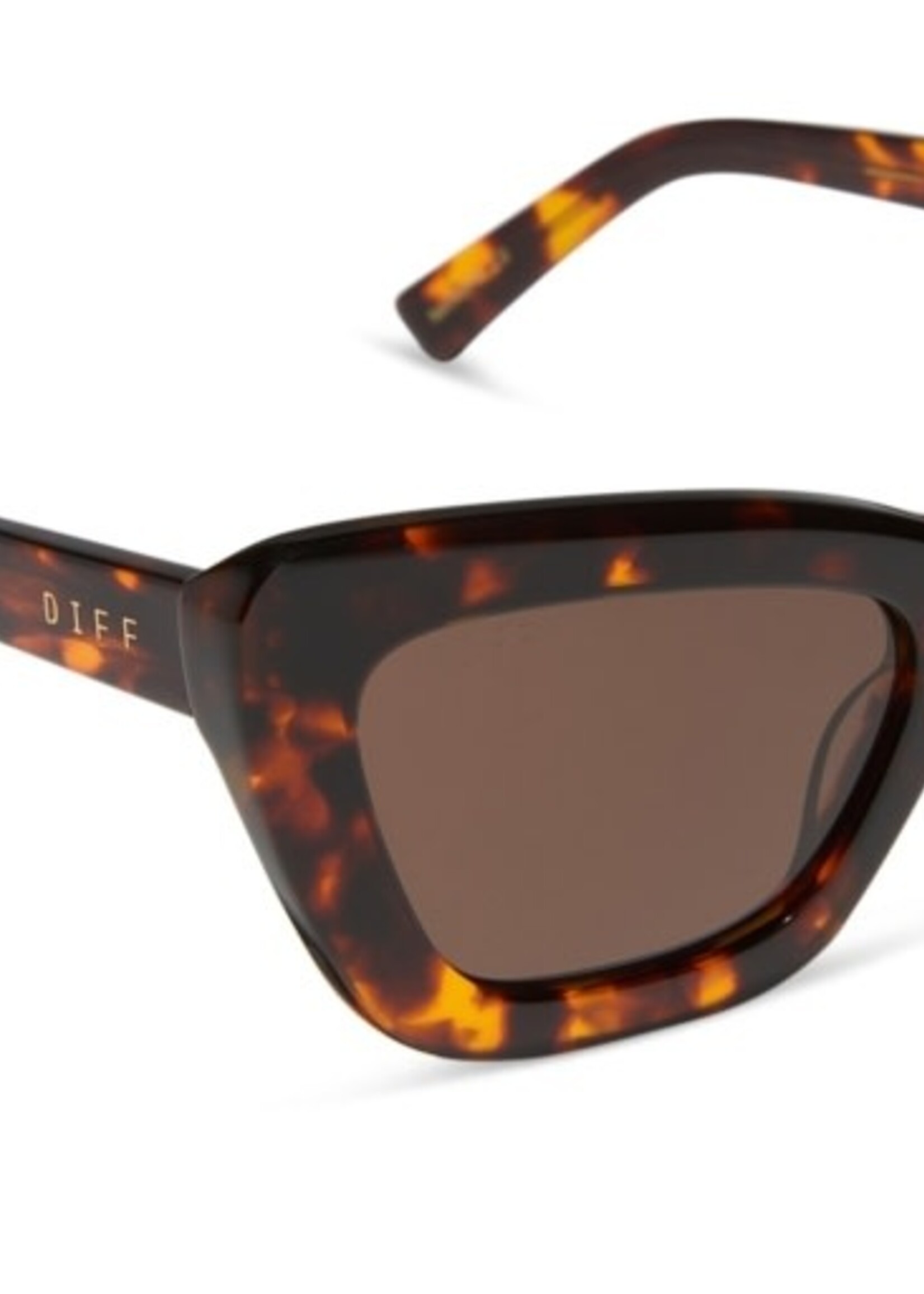 DIFF EYEWEAR / DIME OPTICS adriana rich tortoise
