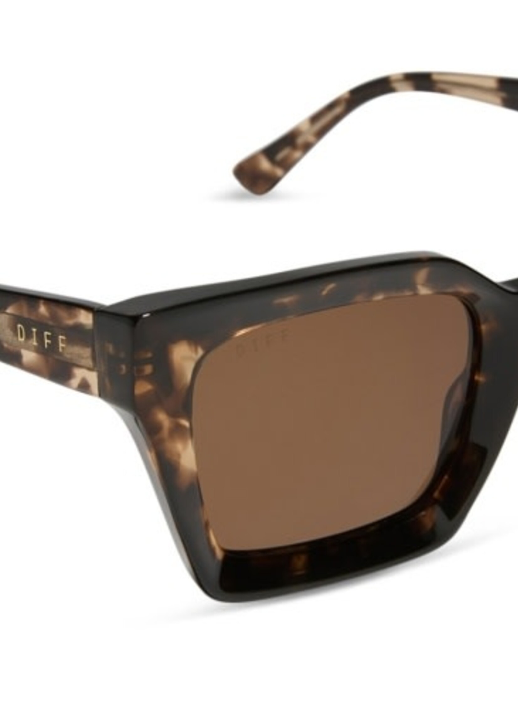 DIFF EYEWEAR / DIME OPTICS greer espresso tort + brown grad. pol